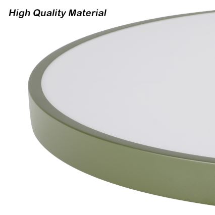 Brilagi - plafoniera LED dimmerabile POOL LED/36W/230V 3000-6000K Ø 30 cm verde + telecomando