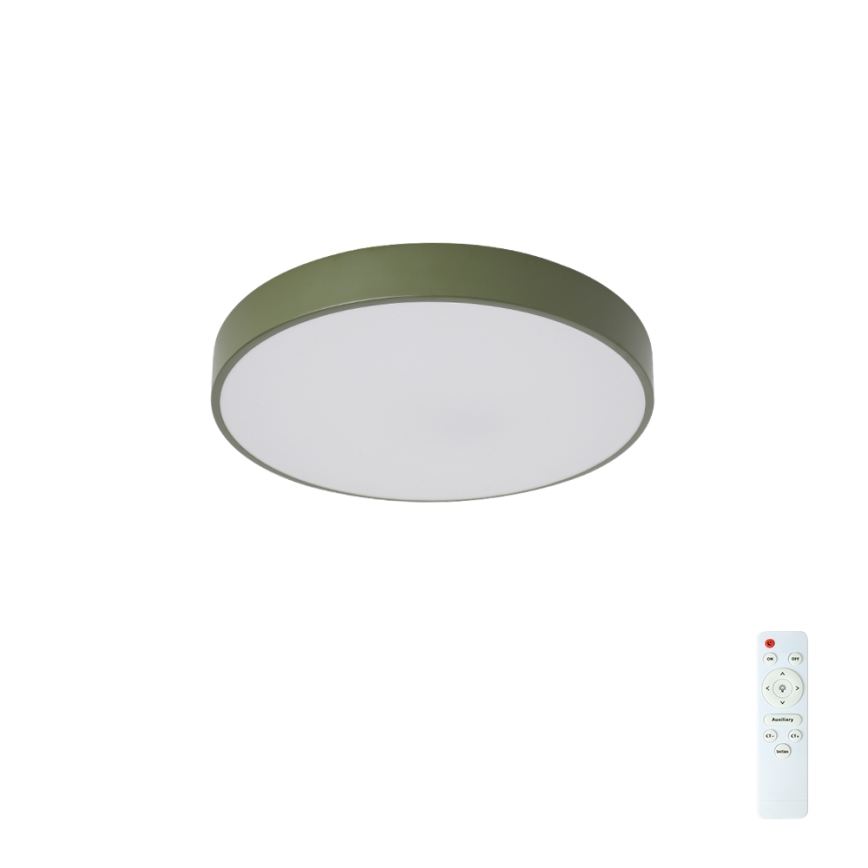 Brilagi - plafoniera LED dimmerabile POOL LED/36W/230V 3000-6000K Ø 30 cm verde + telecomando