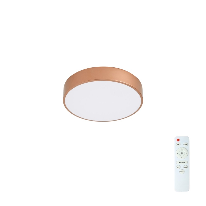Brilagi - Plafoniera LED dimmerabile POOL LED/36W/230V 3000-6000K diam. 30 cm bronzo + telecomando