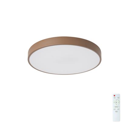 Brilagi - Plafoniera LED dimmerabile POOL LED/48W/230V 3000-6000K Ø 40 cm marrone + telecomando