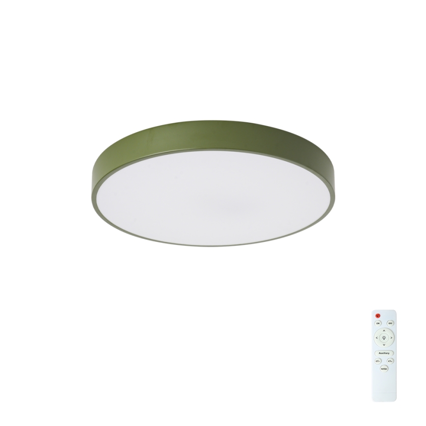 Brilagi - Plafoniera da soffitto dimmerabile POOL LED/48W/230V 3000-6000K Ø 40 cm verde + telecomando