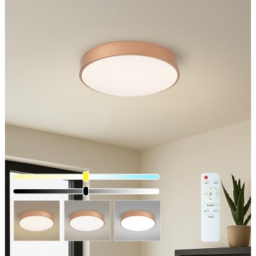 Brilagi - Plafoniera LED dimmerabile POOL LED/48W/230V 3000-6000K Ø 40 cm bronzo + telecomando