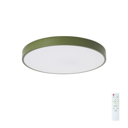 Brilagi - Plafoniera dimmerabile a LED POOL LED/60W/230V 3000-6000K Ø 50 cm verde + telecomando