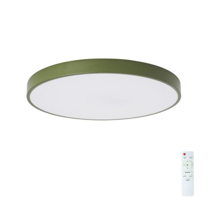 Brilagi - Lampada da soffitto LED dimmerabile POOL LED/60W/230V 3000-6000K Ø 60 cm verde + telecomando