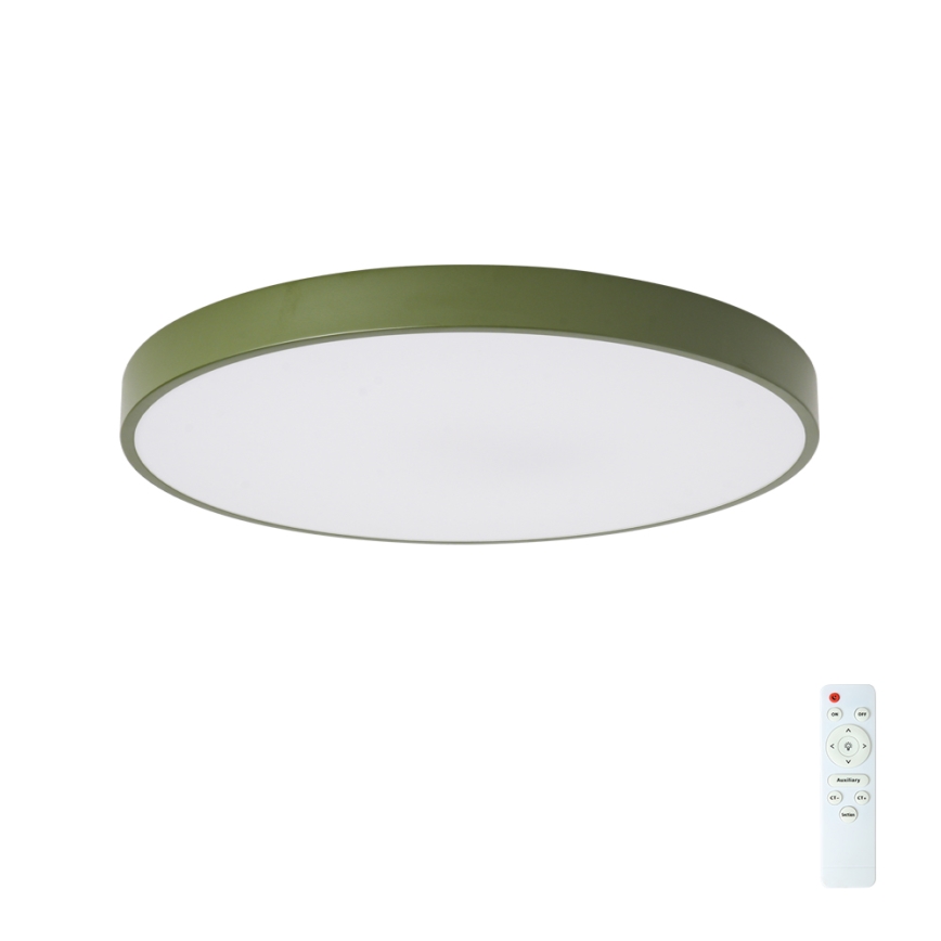 Brilagi - Lampada da soffitto LED dimmerabile POOL LED/60W/230V 3000-6000K Ø 60 cm verde + telecomando