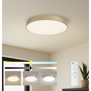 Brilagi - plafoniera LED dimmerabile POOL LED/60W/230V 3000-6000K diam. 50 cm oro + telecomando