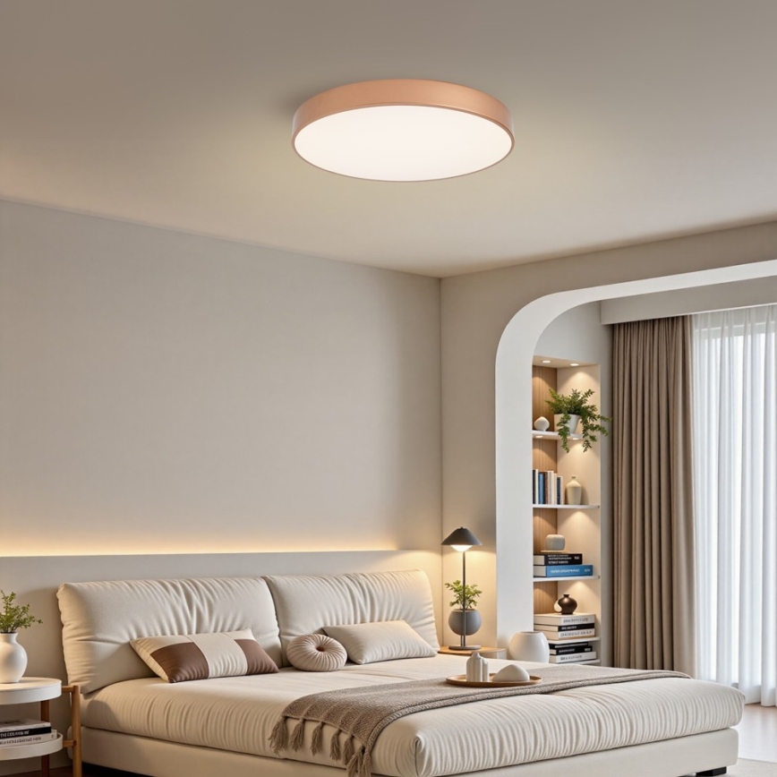 Brilagi - Plafoniera LED dimmerabile POOL LED/60W/230V 3000-6000K Ø 60 cm bronzo + telecomando