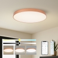 Brilagi - Plafoniera LED dimmerabile POOL SMART LED/100W/230V 3000-6000K Ø 80 cm Wi-Fi Tuya bronzo + telecomando