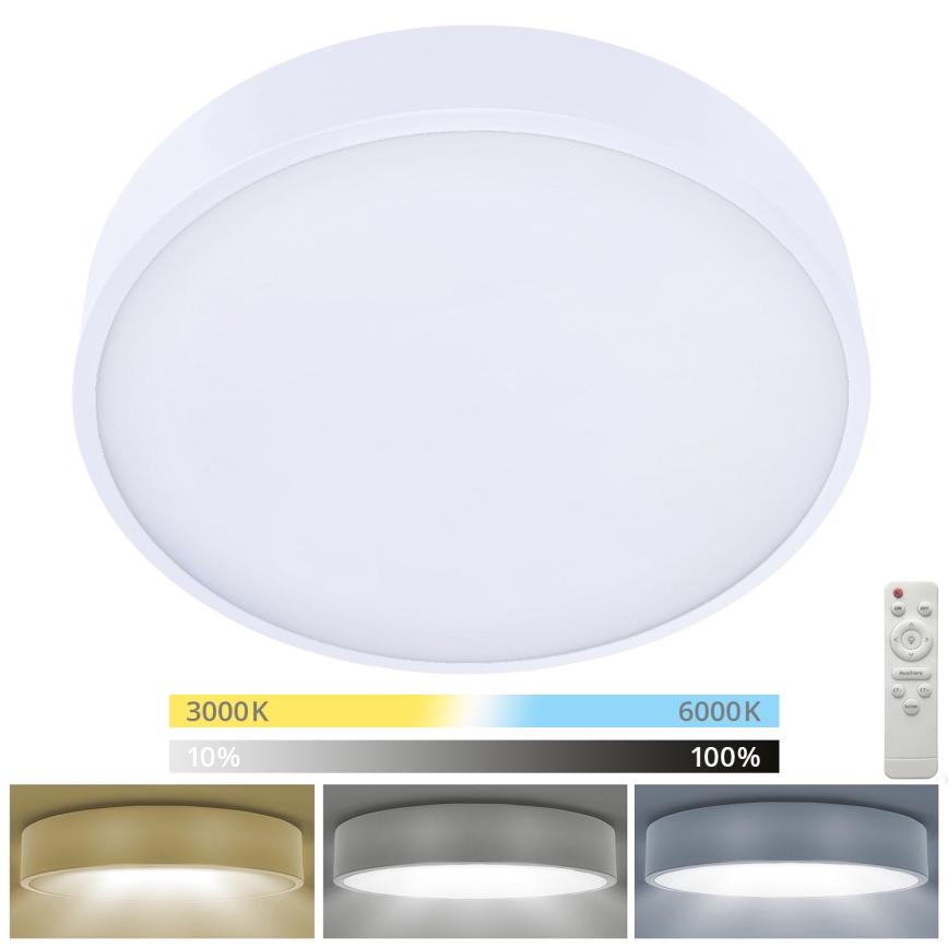 Brilagi - Plafoniera LED dimmerabile POOL SMART LED/48W/230V 3000-6000K 40 cm + telecomando bianco