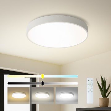 Brilagi - Plafoniera LED dimmerabile POOL SMART LED/48W/230V 40 cm 3000-6000K Wi-Fi Tuya + telecomando bianca