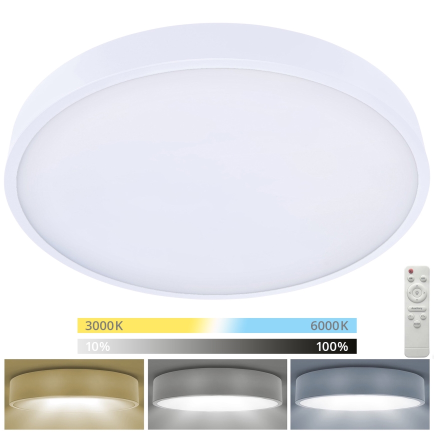 Brilagi - Plafoniera LED dimmerabile POOL SMART LED/60W/230V 3000-6000K 50 cm + telecomando bianco