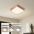 Brilagi - Plafoniera LED dimmerabile POOL SQUARE LED/36W/230V 3000-6000K 40x40 cm bronzo + telecomando