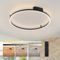 Brilagi - Plafoniera LED dimmerabile PORTOFINO LED/60W/230V 3000-6000K Ø 80 cm nera + telecomando