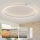 Brilagi - Plafoniera LED dimmerabile PORTOFINO LED/85W/230V 3000-6000K Ø 120 cm argento + telecomando