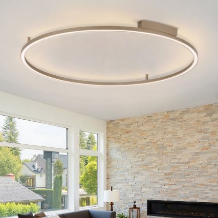 Brilagi - Plafoniera dimmerabile a LED PORTOFINO LED/85W/230V 3000-6000K Ø 120 cm beige + telecomando