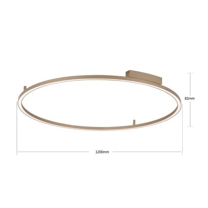 Brilagi - Plafoniera dimmerabile a LED PORTOFINO LED/85W/230V 3000-6000K Ø 120 cm beige + telecomando