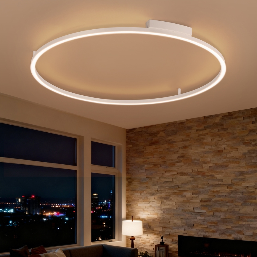 Brilagi - Plafoniera dimmerabile a LED PORTOFINO LED/85W/230V 3000-6000K Ø 120 cm bianco + telecomando
