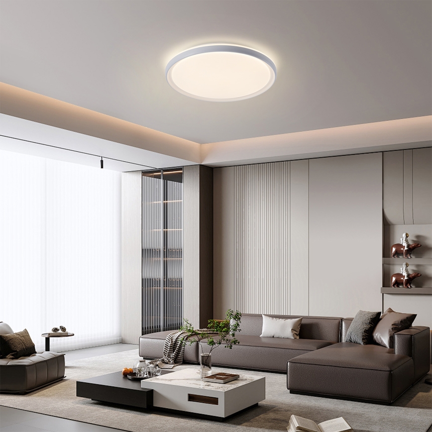 Brilagi - Plafoniera LED dimmerabile RIVO LED/72W/230V 3000-6000K bianco Ø 50 cm + telecomando