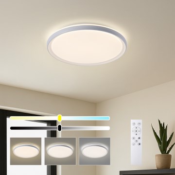 Brilagi - Plafoniera LED dimmerabile RIVO LED/72W/230V 3000-6000K bianco Ø 50 cm + telecomando