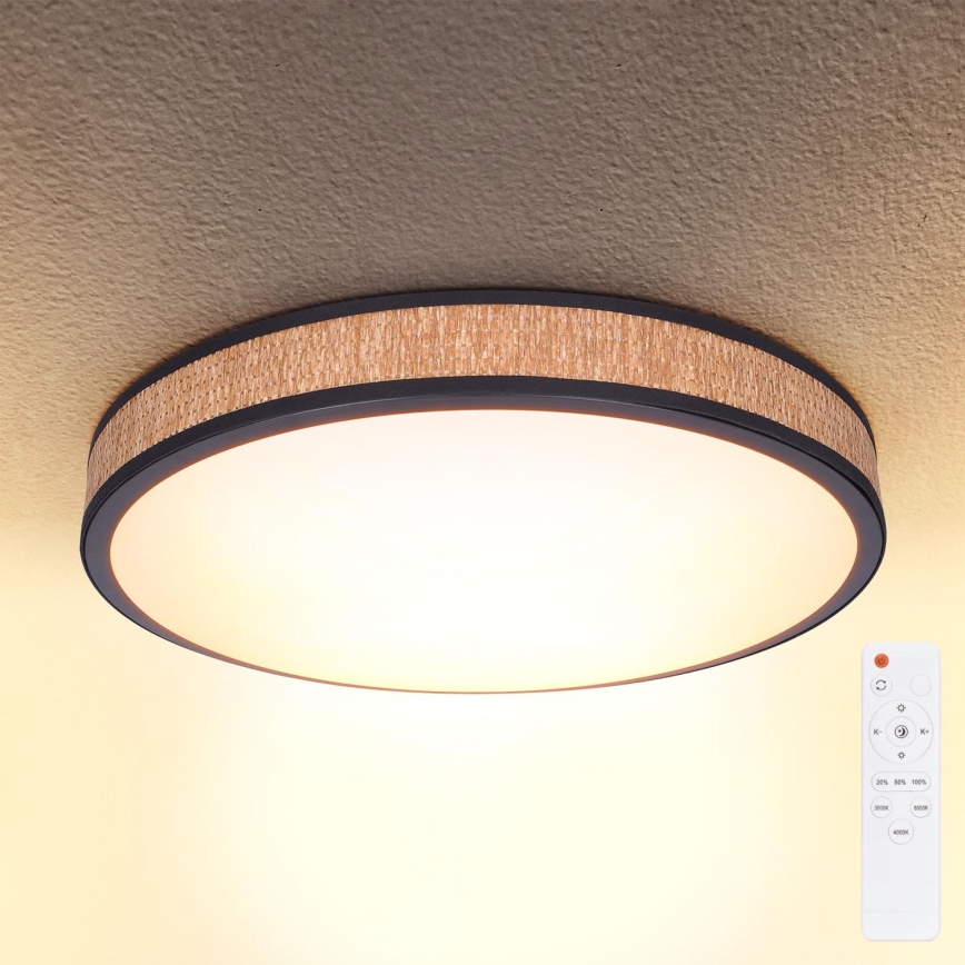 Brilagi - Plafoniera LED dimmerabile ROSA LED/48W/230V 3000-6500K diametro 38 cm + telecomando