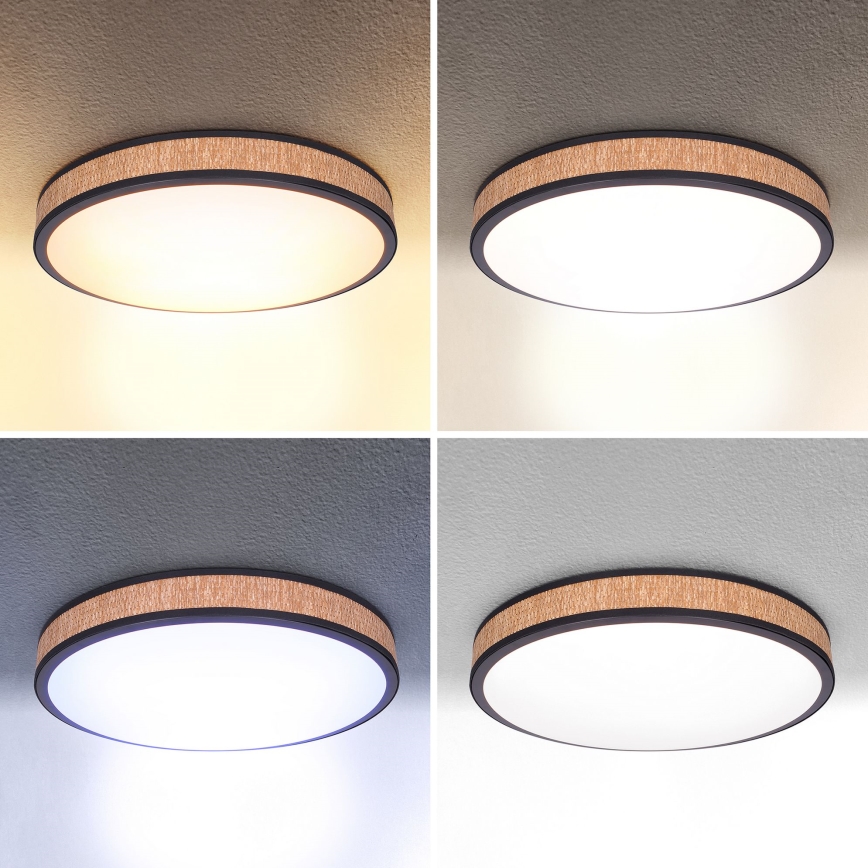 Brilagi - Plafoniera LED dimmerabile ROSA LED/48W/230V 3000-6500K diametro 38 cm + telecomando
