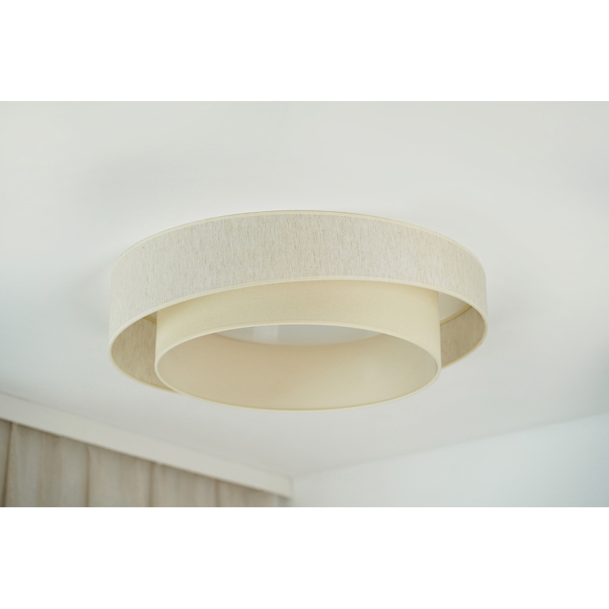 Brilagi - Plafoniera LED dimmerabile SHINE LED/24W/230V 3000/4000/6500K color crema + telecomando