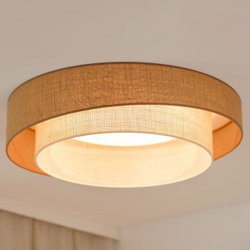 Brilagi - Plafoniera LED dimmerabile SHINE LED/24W/230V diametro 60 cm 3000/4000/6500K beige/color crema + telecomando