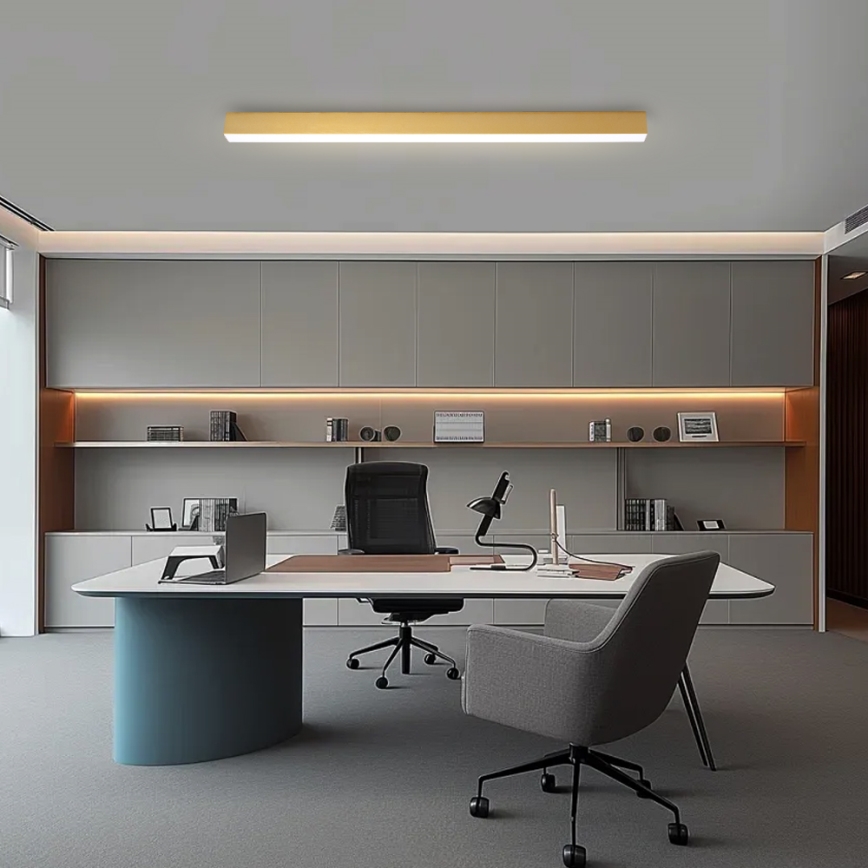 Brilagi - Plafoniera LED dimmerabile SLEEKLINE SMART LED/40W/230V 3000-6000K Wi-Fi Tuya oro + telecomando