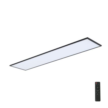 Brilagi - Plafoniera LED dimmerabile SLIMFRAME LED/58W/230V 120x30 cm 3000-6000K nera + telecomando