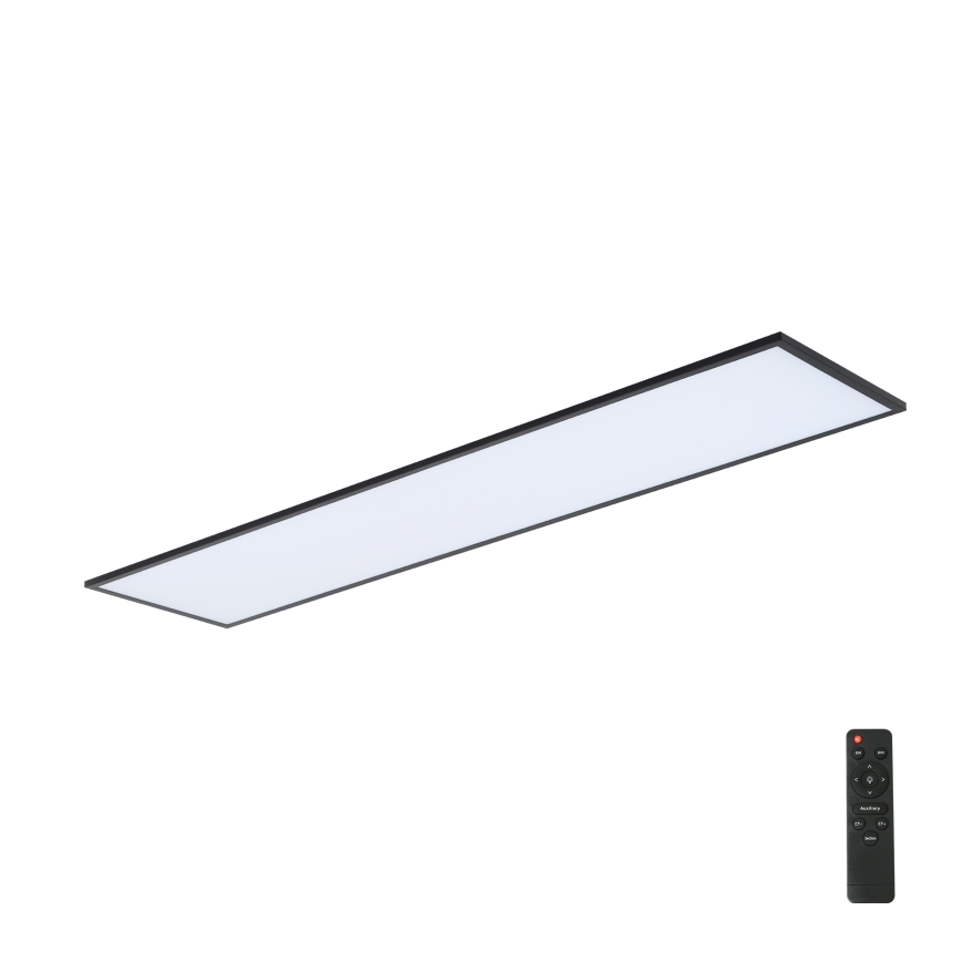 Brilagi - Plafoniera LED dimmerabile SLIMFRAME LED/58W/230V 120x30 cm 3000-6000K nera + telecomando