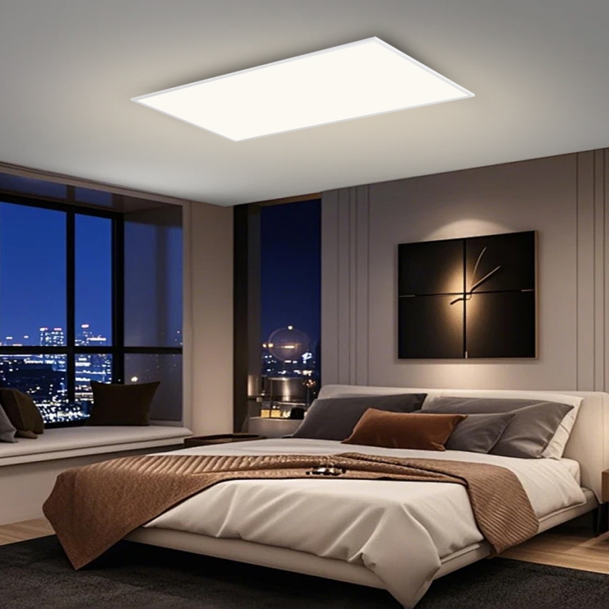 Brilagi - Plafoniera LED dimmerabile SLIMFRAME LED/80W/230V 120x60 cm 3000-6000K bianco + telecomando