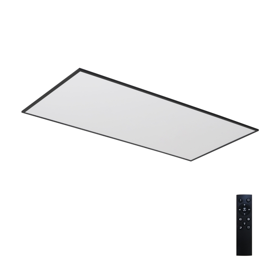 Brilagi - Plafoniera LED dimmerabile SLIMFRAME LED/80W/230V 120x60 cm 3000-6000K nera + telecomando