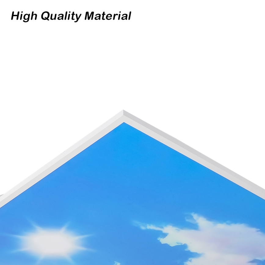 Brilagi - Plafoniera da soffitto dimmerabile LED SLIMFRAME SKY LED/80W/230V 120x60 cm 3000-6000K argento/blu + telecomando