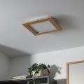 Brilagi - Plafoniera LED dimmerabile SLIMFRAME WOOD LED/25W/230V 34x34 cm 3000-6000K marrone + telecomando