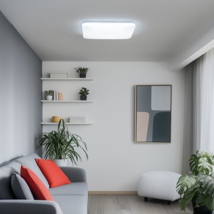 Brilagi - Plafoniera LED dimmerabile SMART LED/36W/230V 53x53 cm 3000-6000K Wi-Fi Tuya Beacon + telecomando