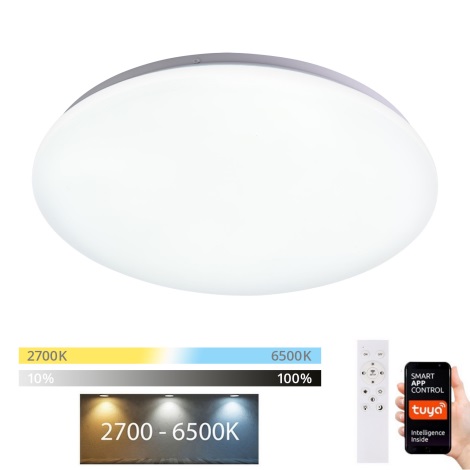Brilagi - Plafoniera LED Dimmerabile SMART LED/24W/230V 2700-6500K Wi-Fi Tuya + telecomando