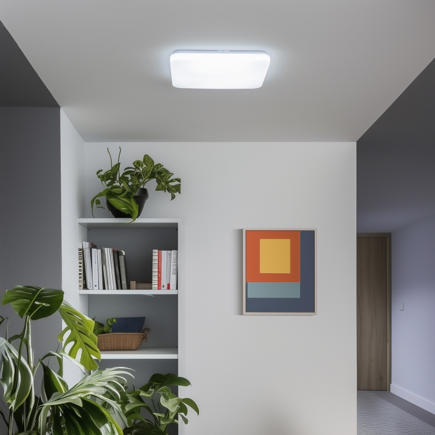 Brilagi - Plafoniera LED dimmerabile SMART LED/24W/230V 43x43 cm 3000-6000K Wi-Fi Tuya Beacon + telecomando