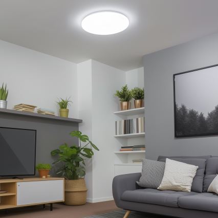 Brilagi - Plafoniera LED dimmerabile SMART LED/24W/230V Ø 38 cm 3000-6000K Wi-Fi Tuya Beacon + telecomando