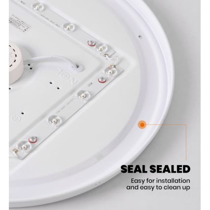 Brilagi - Plafoniera LED dimmerabile SMART LED/24W/230V Ø 38 cm 3000-6000K Wi-Fi Tuya Beacon + telecomando