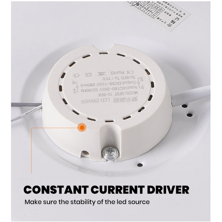 Brilagi - Plafoniera LED dimmerabile SMART LED/24W/230V Ø 38 cm 3000-6000K Wi-Fi Tuya Beacon + telecomando