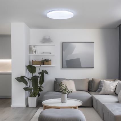 Brilagi - Lampada da soffitto LED dimmerabile SMART LED/36W/230V Ø 48 cm 3000–6000K Wi‑Fi Tuya Beacon + telecomando