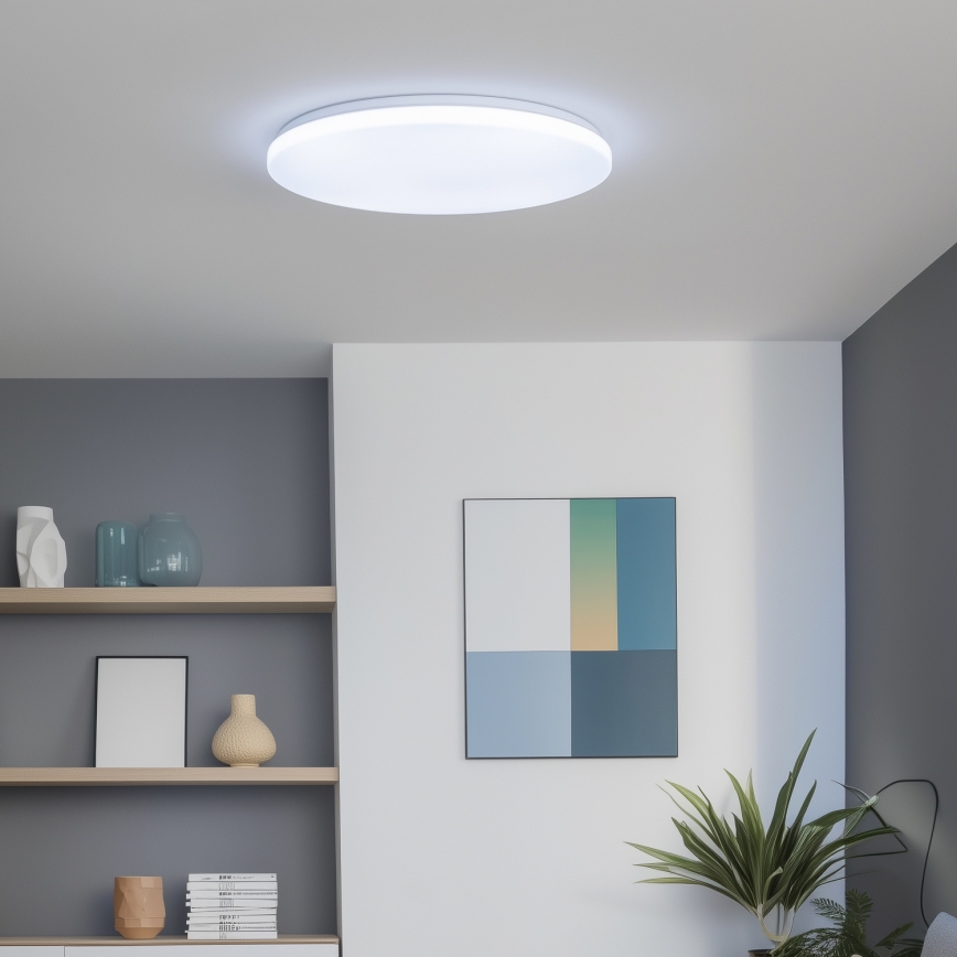 Brilagi - Lampada da soffitto LED dimmerabile SMART LED/36W/230V Ø 48 cm 3000–6000K Wi‑Fi Tuya Beacon + telecomando