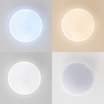 Brilagi - Plafoniera LED dimmerabile SMART STARS LED/24W/230V Ø 38 cm 3000-6000K Wi-Fi Tuya Beacon + telecomando