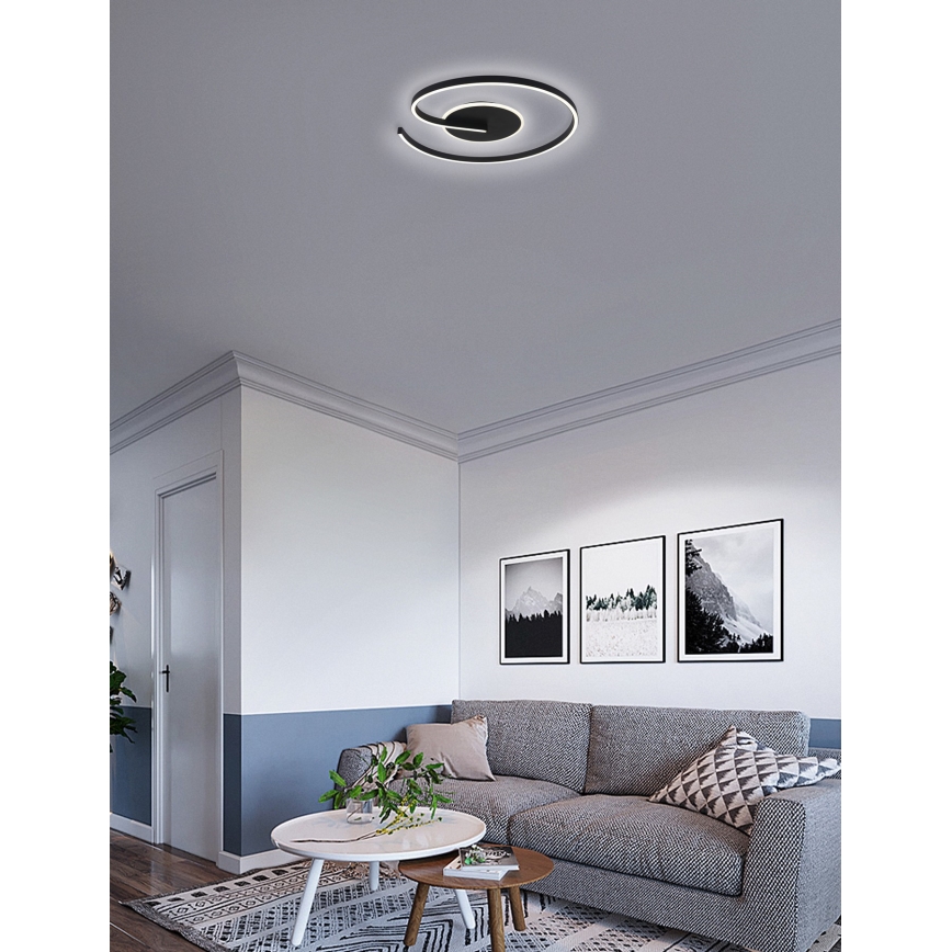 Brilagi - Plafoniera LED dimmerabile SPIRAL LED/56W/230V 3000/4000/6000K + telecomando