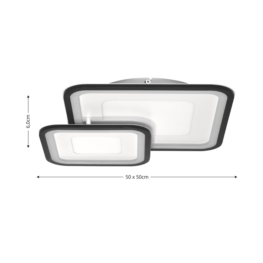 Brilagi - Plafoniera LED dimmerabile TANDORA LED/49W/230V 3000/4000/6000K + telecomando