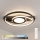 Brilagi - Plafoniera LED dimmerabile TWIRL LED/38W/230V 3000-6000K nera + telecomando