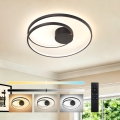 BRILAGI - Plafoniera LED dimmerabile TWISTER LED/48W/230V 3000-6000K Ø 50 cm nero + telecomando