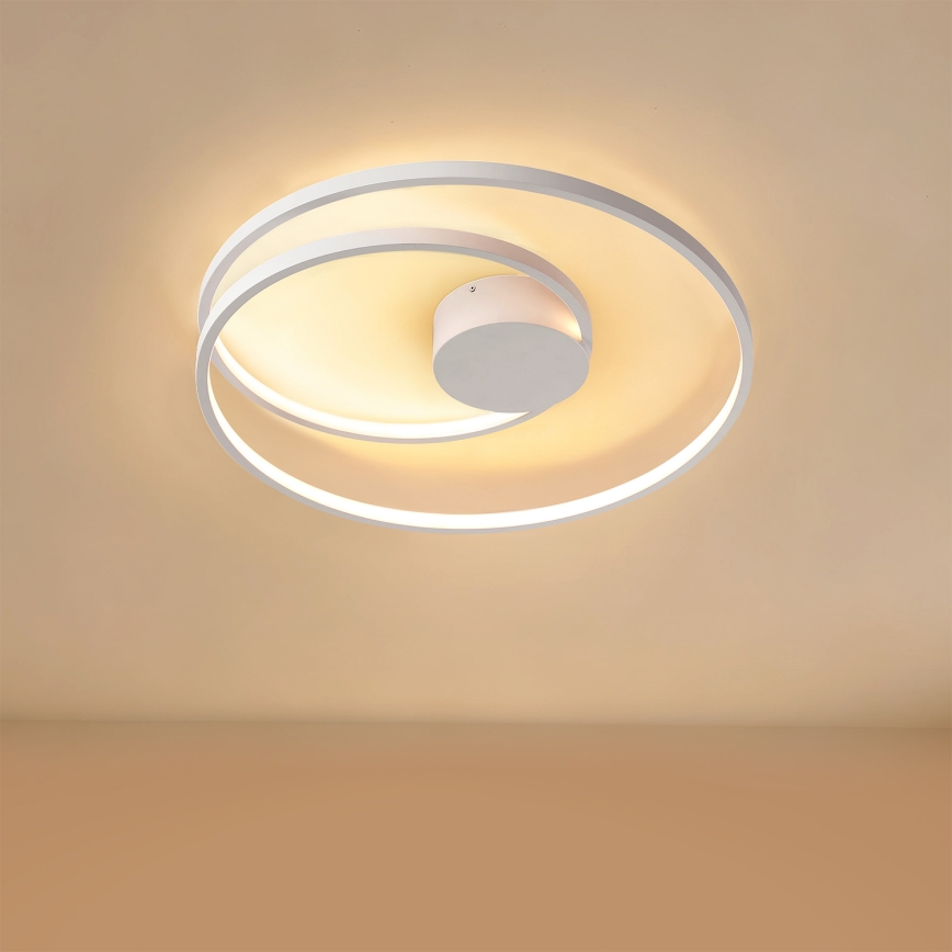 Brilagi - Lampada da soffitto dimmerabile a LED TWISTER LED/48W/230V 3000-6000K diam. 50 cm bianca + telecomando