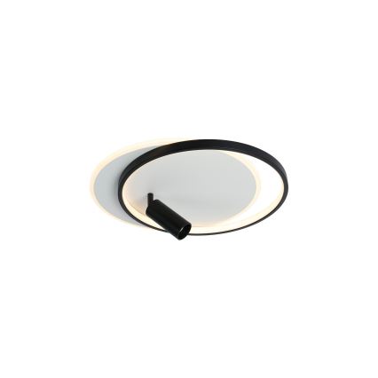 Brilagi - Plafoniera dimmerabile a LED UNITY LED/48W/230V + 1xGU10/3W 3000-6000K 39x45 cm bianco/nero + telecomando