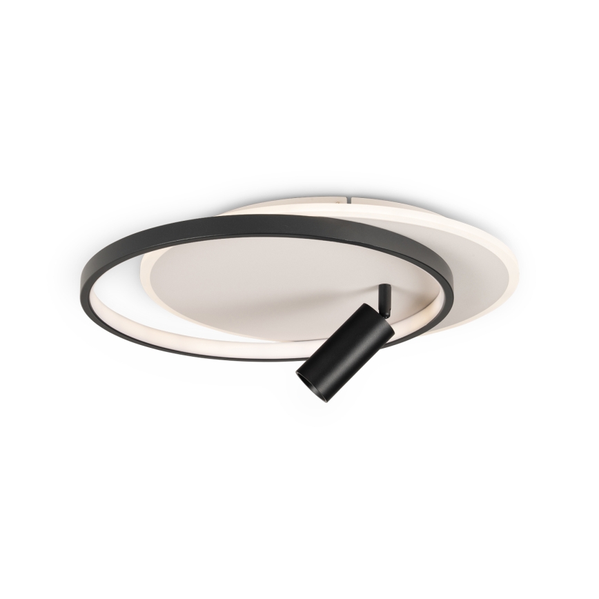 Brilagi - Plafoniera dimmerabile a LED UNITY LED/48W/230V + 1xGU10/3W 3000-6000K 39x45 cm bianco/nero + telecomando